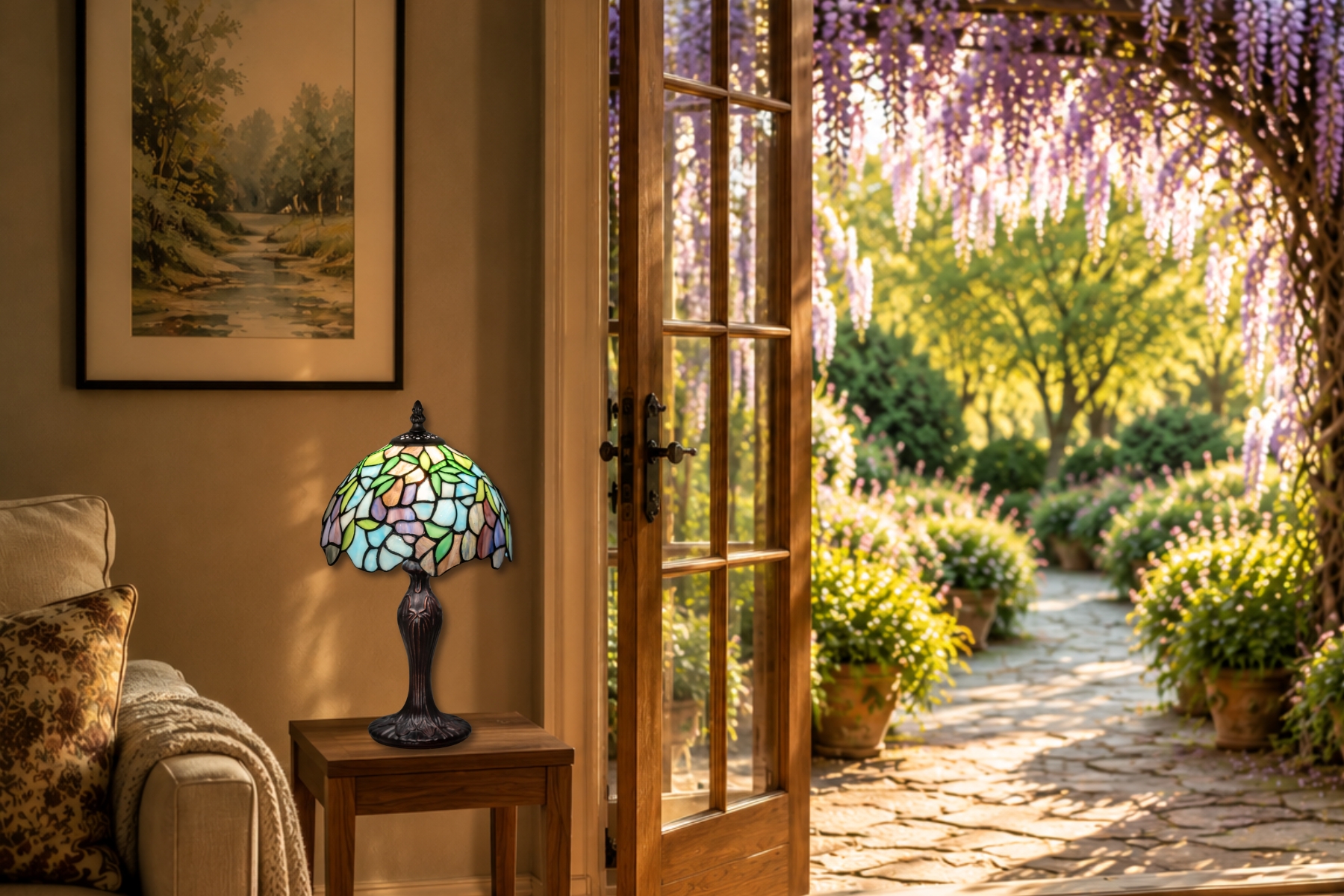 Tiffany Wisteria Lamp: A Beautiful Way to Bring Nature Indoors